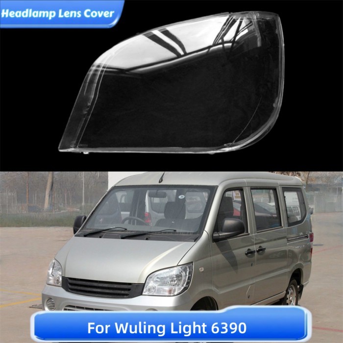 For Wuling Light 6390 Car Gadgets Lampshades Lamp Shell Headlights Lamp Glass Car Front Headlight L