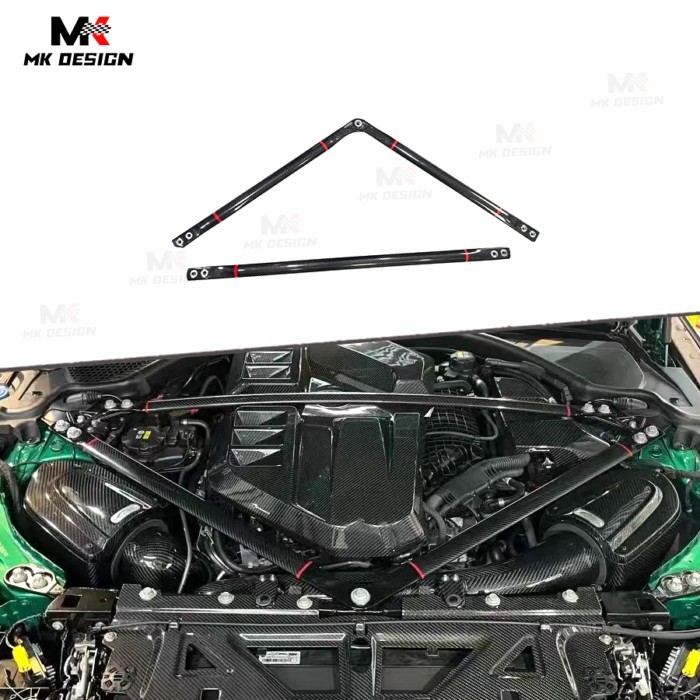 Dry Carbon Fiber Engine Balance Bar for BMW M3 G80 G81 M4 G82 G83 M2 G87 S58 Engine Balance Strut E