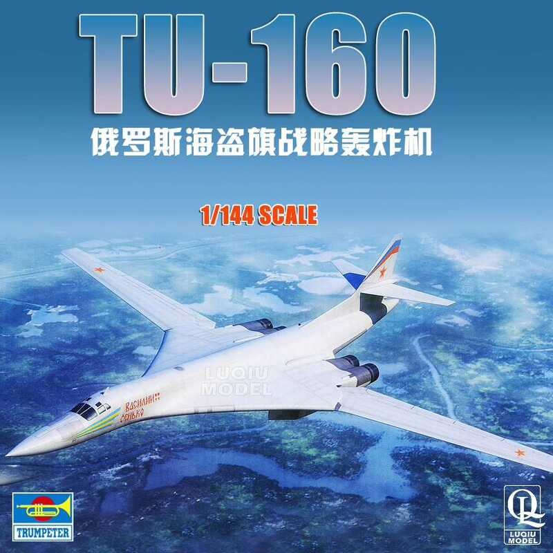 ทรัมเป็ตเตอร์ 03906 1/144 เครื่องบินทิ้งระเบิดรัสเซีย Tu-160 "จอลลี่ โรเจอร์"
