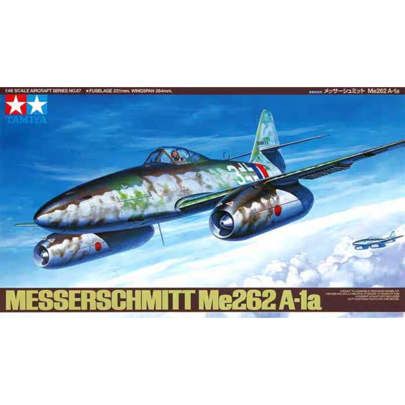 TAMIYA 61087 1/48 เครื่องบินรบเยอรมัน Me-262 A-1a