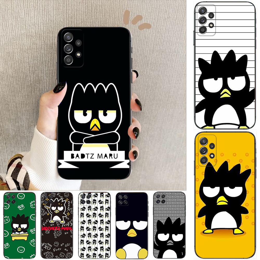 Samsung A22 A55 A56 J4 J6 J8 2018 J4 J5 J6 J7 Prime Plus Core X1 อะนิเมะการ์ตูน badtz maru เคสโทรศัพ