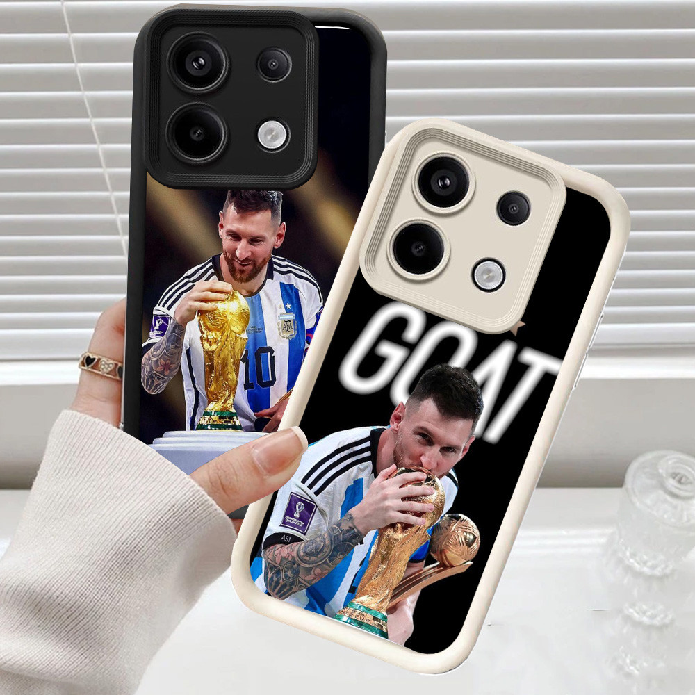 CH6 Messi Soft Casing สําหรับ Xiaomi POCO M6 X6 NEO Pro เคสป้องกัน