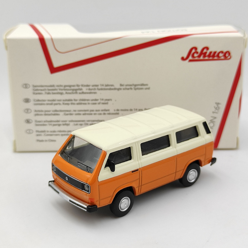 Schuco Schuco 1/64 Volkswagen Alloy Passenger Transport Bus Car Model VW T3L Bus