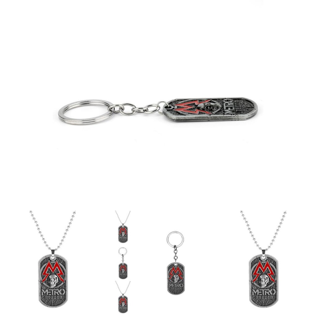 เครื่องประดับ Exodus Skull Metro พร้อมจี้โลหะผสม สำหรับเป็นของขวัญ