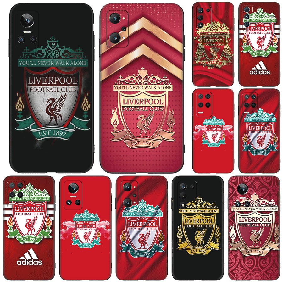 K12 Liverpool Football Club สําหรับ Realme C20 C21 C21Y C25 C25S C25Y TPU Spot พลาสติกสีดํากรณีนุ่ม