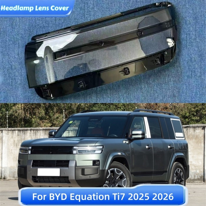 For BYD Equation Ti7 2025 2026 Car Products Lampshades Lamp Headlight Lights Glass Car Front Headli