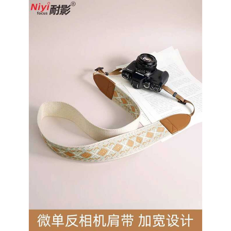 เงากล้อง Micro SLR สายคล้องไหล่เหมาะสําหรับ Fuji XT50 XS20/XT30 Sony ZVE10 A7C2/A7M4 Nikon D7000 D60