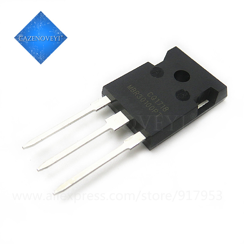 5 ชิ้น MBR30100PT MBR30100 30100PT TO-247 30A 100V ในสต็อก