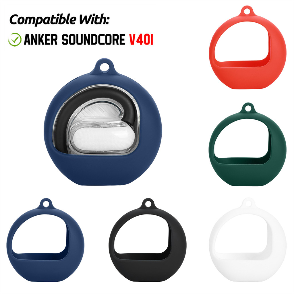 สําหรับ Anker SoundCore V40i หูฟังซิลิโคนอ่อนนุ่มกันกระแทกพร้อมตะขอ