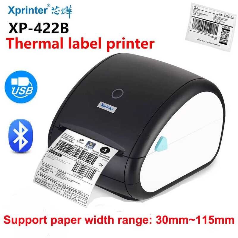 XPRINTER 152 มม./วินาทีการจัดส่งสินค้า Thermal Barcode Label เครื่องพิมพ์สนับสนุนกระดาษช่วงกว้าง 30 