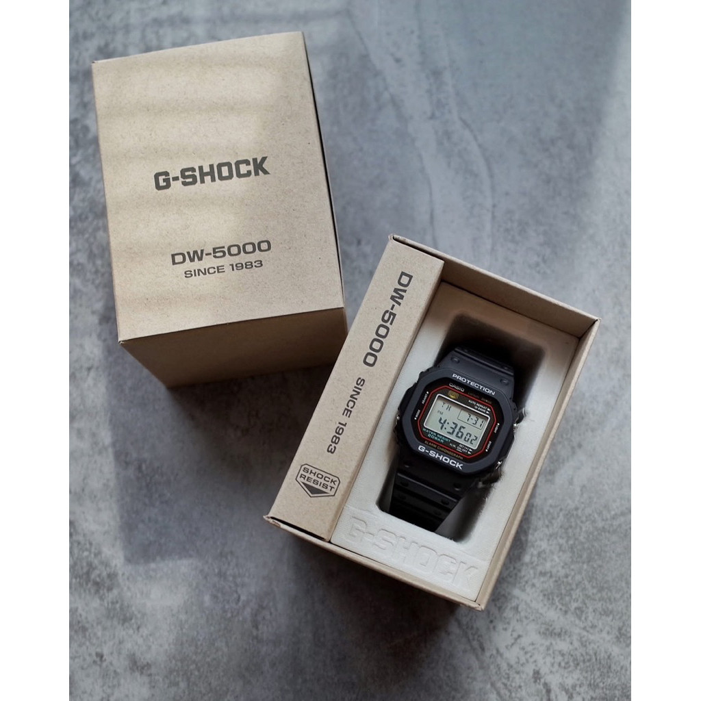 ♞,♘[PRE-ORDER | SPECIAL PRICE] [MADE IN JAPAN] CASIO G-SHOCK DW-5000R-1A, DW-5000R-1, DW-5000R, DW-