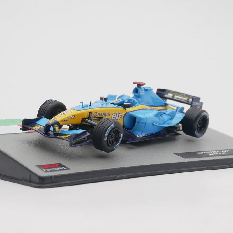 Ixo 1: 43 RENAULT F1 รถแข่งรถอัลลอย รุ่น RENAULT R24 2004 Jarno Trulli