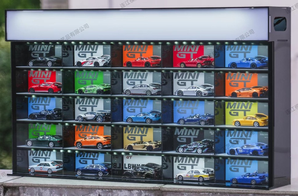 คลังสินค้าพร้อม 1: 64 TSM MINI GT MGT Display Box Storage Anti-dust Display Display กล่องอะคริลิคออก