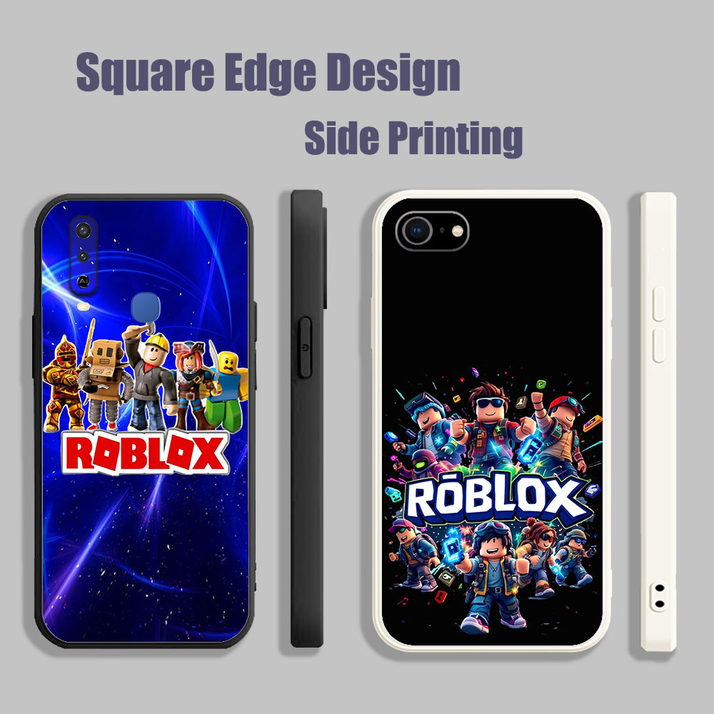ปลอกสําหรับVivo Y12A Y53 V11i Z3i Y51A Y31 2021 ROBLOXเกมน่ารักเพื่อนBOD08 เคสโทรศัพท์สแควร์ขอบ