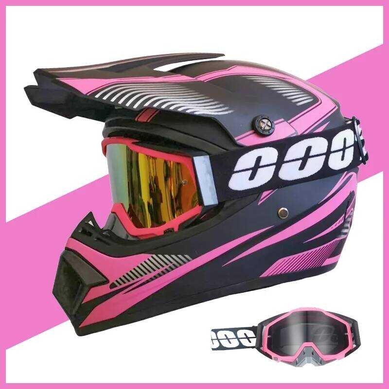 Kids Off-Road Champion DOT Certified Full Face MX & Dirt Bike Helmet w/