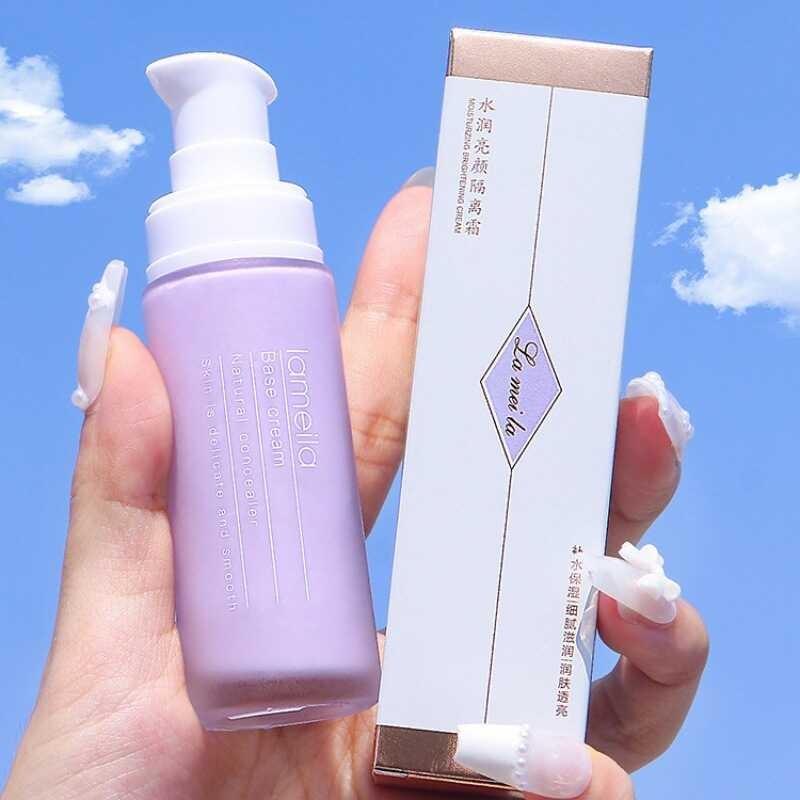 Lameela Liquid Foundation Water Powder Cream คอนซีลเลอร์ Moisturizing Hold Makeup Moisturizing Brigh