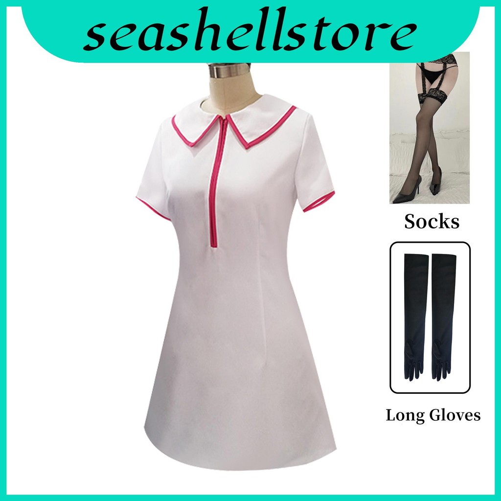 ชุดคอสเพลย์ Makima และวิกผม Reze จาก Chainsaw Man สำหรับผู้หญิง