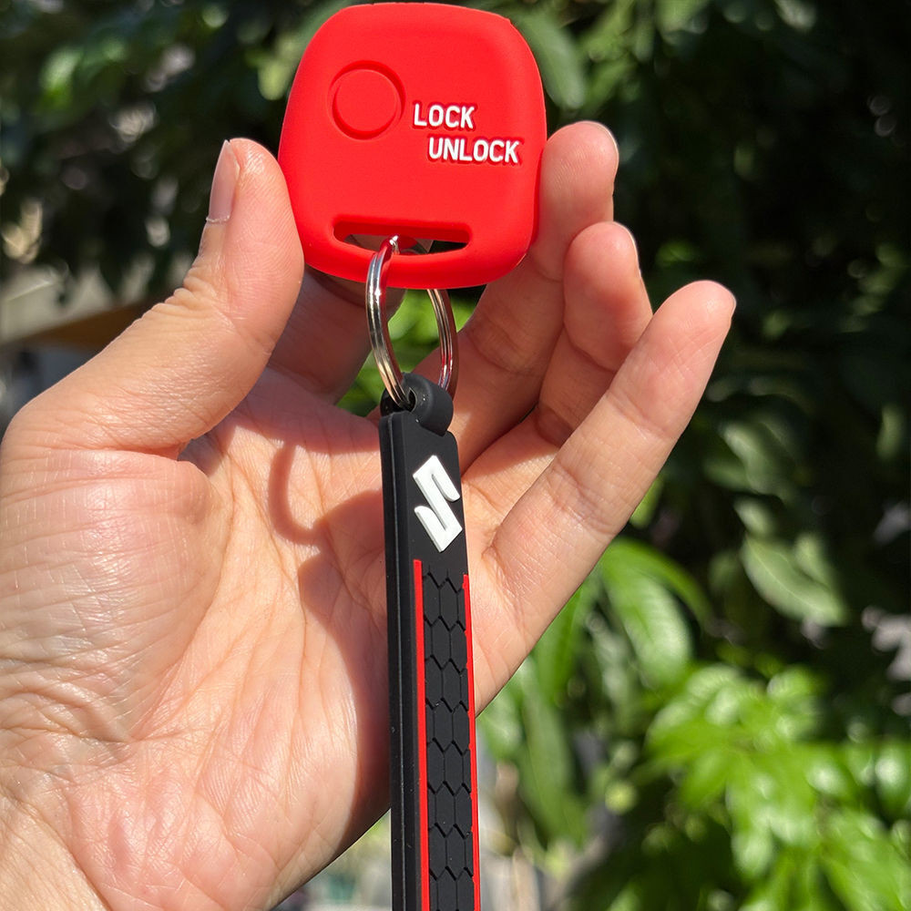 Key Holder สําหรับ Suzuki DA64V Da17v da17 Minivan Wagon R Solio 2003 ซิลิโคนรถ Remote Key Caps ฝาคร