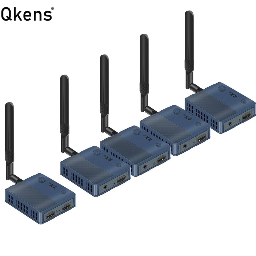 1080p 4K Wireless HDMI Video Transmitter และตัวรับสัญญาณ Ethernet Cable Extender อะแดปเตอร์จอแสดงผลสําหรับกล้อง PC แล็ปท็อป To Monitor TV