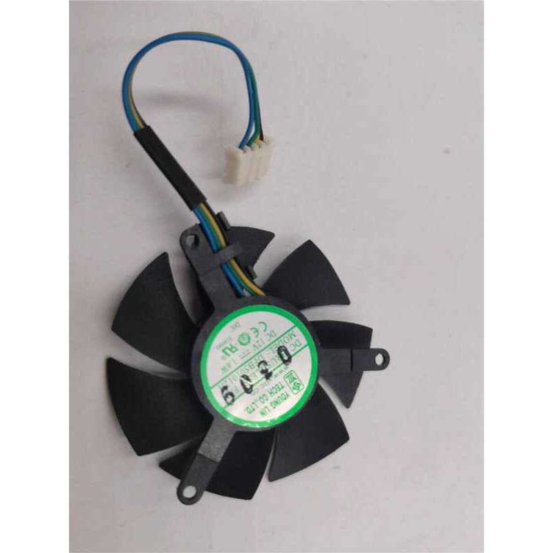เหมาะสําหรับ PLA06010B05M 5v DFB501012พัดลมการ์ดจอ 4 เส้น H 1.6 W