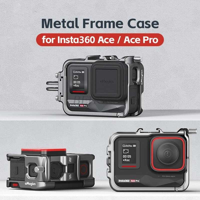 โครงโลหะกันกระแทกสำหรับ Insta360 Ace Pro thumbnail 4