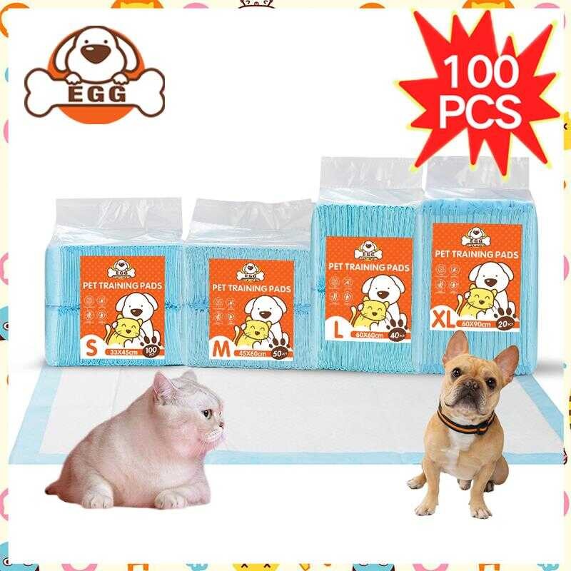 【พร้อมส่ง】Egg แผ่นรองฉี่สุนัข แผ่นรองฉี่ ต่อต้านแบคทีเรีย ซึมซับไดีดี ผ้ารองฉี่ ถาดรองฉี่สุนัข แผ่นร