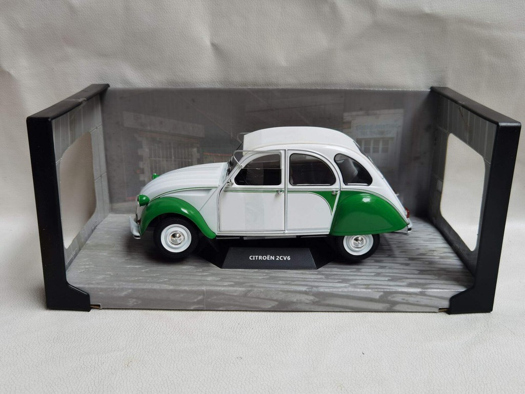 SOLIDO 1/18 CITROEN 2CV6 1985 CITROEN โมเดลรถโลหะผสม