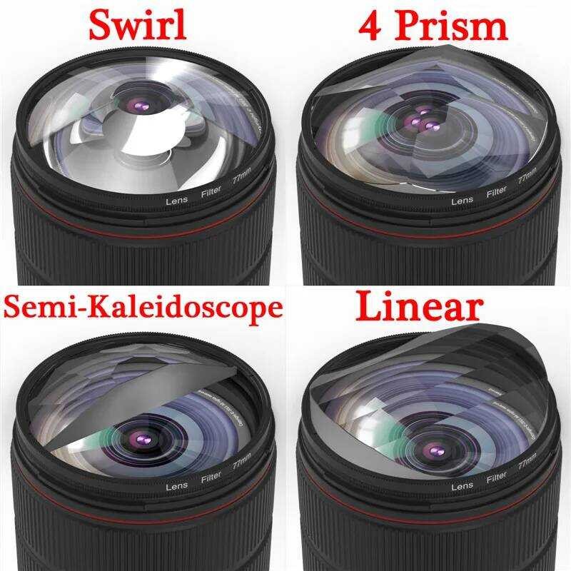 C Add Prism Swirl Camera Filter Special Effects Photography Accessories Lens CPL 58Mm 62Mm 67Mm72mm