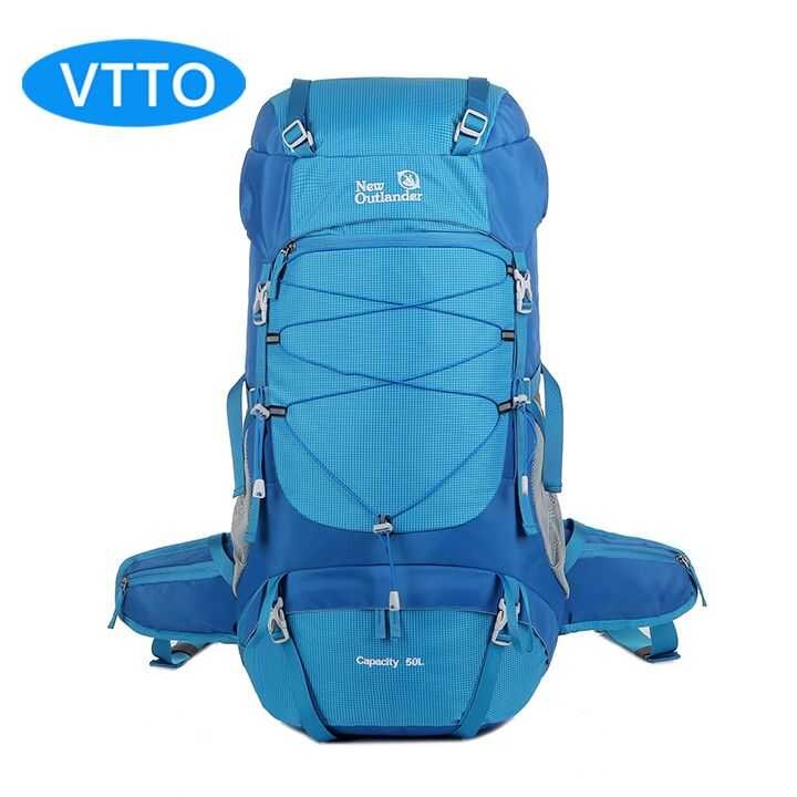 ❤ VTTO 50L กันน้ำปีนเขาเดินป่ากลางแจ้งกระเป๋าเป้สะพายหลังผู้หญิงผู้หญิงกระเป๋า Camping Mountain