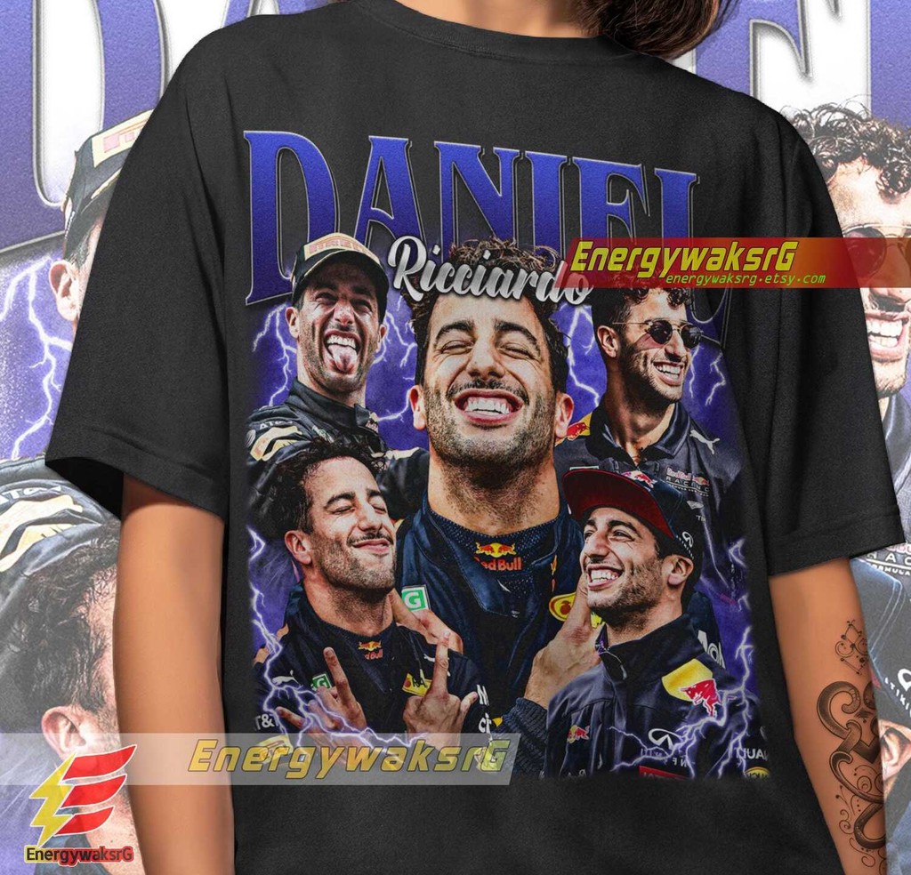 Daniel Ricciardo Vintage Shirt ของขวัญสำหรับผู้หญิงและผู้ชาย กิจกรรมสำหรับทุกคน