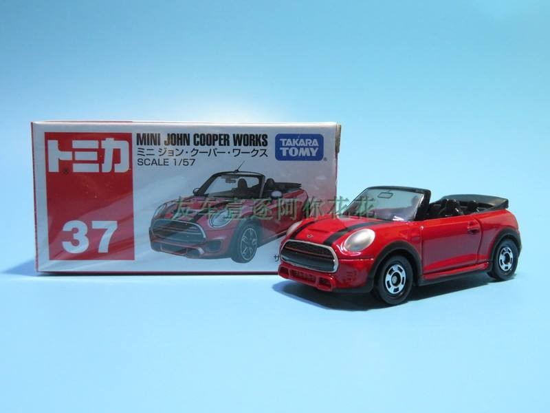 TOMY TOMY TOMICA TOMICA 37 Valley Convertible Edition MINICOOPER JOHN 1: 57 Out of Print Car Model
