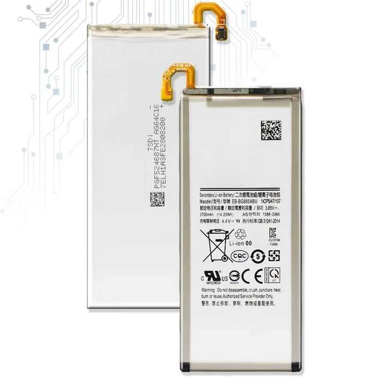 Battery For Samsung Galaxy A8 Star/A9 Star SM-G885F G8850 G885Y EB-BG885ABU 3700mAh