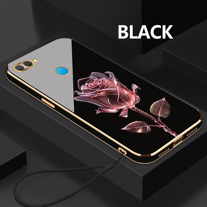 MAWAR Softcase สําหรับ OPPO A7 A7n A7x A8 Exotic Rose Drop Resistance Soft Case