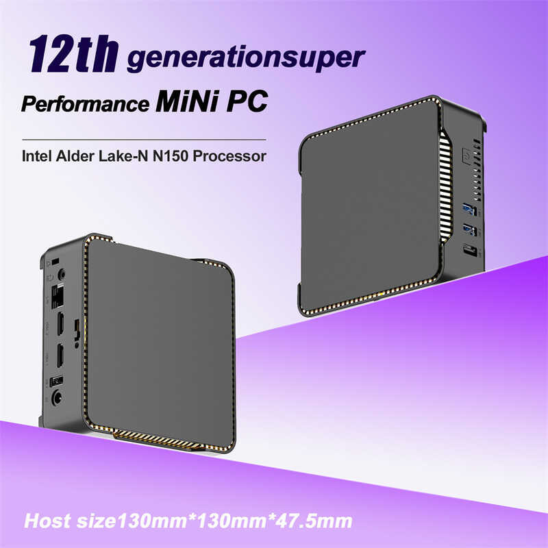 AN3 โฮสต์คอมพิวเตอร์ขนาดเล็ก/N150 สํานักงานธุรกิจสามหน้าจอแสดงพร้อมกันแบบพกพามินิพีซี