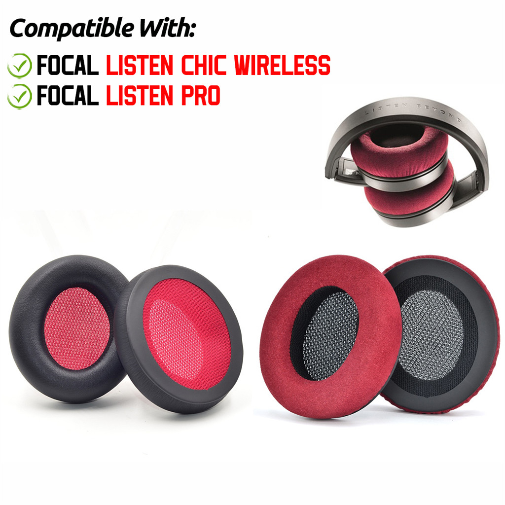 สําหรับ Focal ฟัง CHIC ไร้สาย / ฟัง Pro หูฟังแผ่นรองหูฟังเบาะฟองน้ําชุดหูฟัง Earmuffs เปลี่ยนฝาครอบ