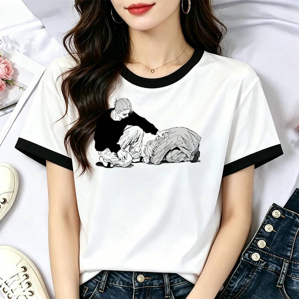 Sakamoto Days t เสื้อ femme Retro grunge ลดล้างสต๊อกเสื้อราคาถูก grunge dollette goth แฟชั่นเกาหลี