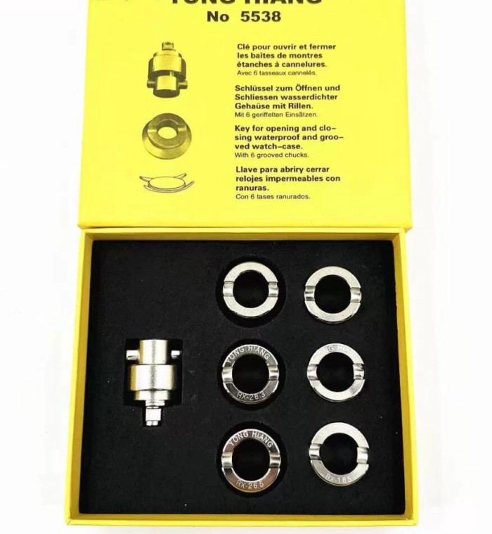 Rolex Tudor Watch Back Case Opener Repair Tool - Waterproof Watchmaker Key Closing Wristwatch Clock