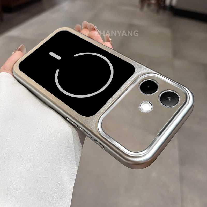 สําหรับ OPPO A5 Pro 4G A5 Pro 5G Electroplated โปร่งใสหน้าต่างขนาดใหญ่สีพื้นหลังเคสโทรศัพท์ความงามซิลิโคน TPU minimalist soft Case