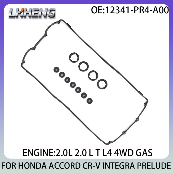 Engine Valve Cover Cylinder Gasket For HONDA ACCORD CR-V INTEGRA PRELUDE 2.0L 2.0 L T L4 GAS 86-02