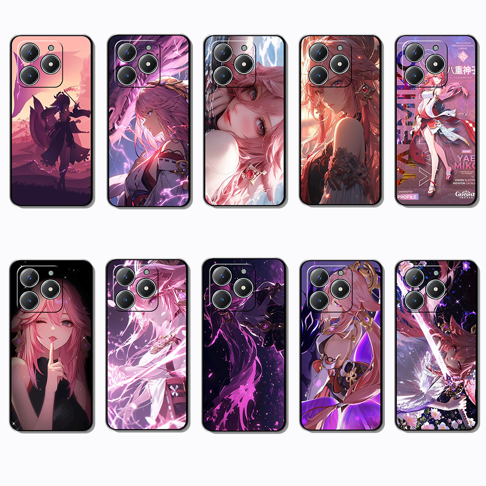 แฟชั่นนุ่มสีดําเคสโทรศัพท์สําหรับRealme C63 C61 หมายเหตุ 60 60X 4G P3lite narzo N61 N65S N63 90X 15X