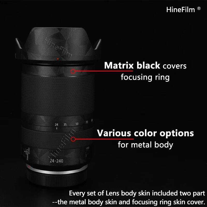 ▥ Hinefilm เลนส์ผิว Rf24-240 เลนส์สติกเกอร์สําหรับ Canon Rf24-240Mm F4-6.3 เลนส์ป้องกันผิว 24-2