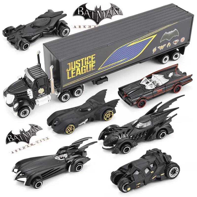 C New 6Pcs Batmobile Alloy Model Cars 1:64 Batman Tumbler 6 Generation Combination Home Decor Car C