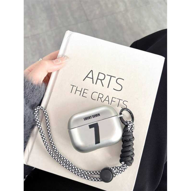 หมายเลข 7pro3 เคสป้องกันเหมาะสําหรับเคสชุดหูฟังบลูทูธ Apple 2 Frosted Electroplating 3rd Generation 