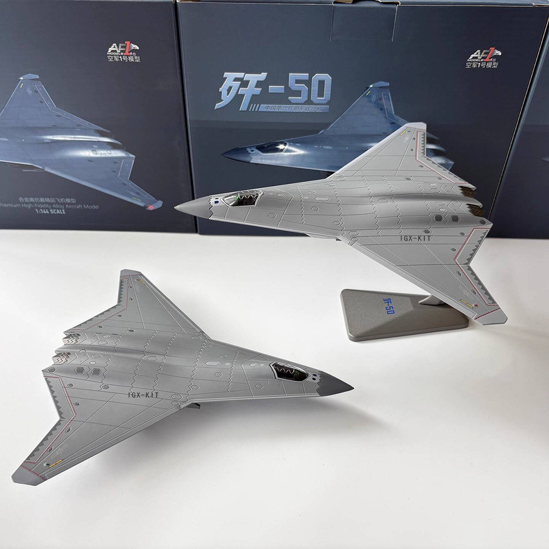 {Vivi toys} 1/144 China Air Force J-50 Stealth Fighter J50 Sixth Generation Fighter Alloy จําลองเครื