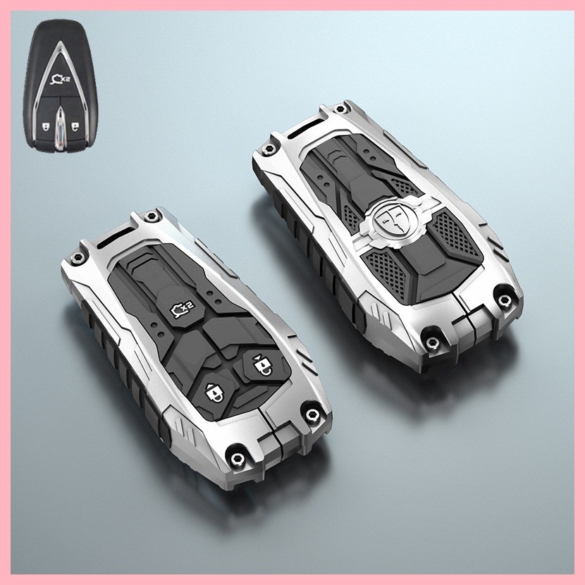 【2022-2025】 เหมาะสำหรับ Auchan Z6 24 รุ่น Changan CS55PLUS Key Shell Auchan X5 PLUS โลหะผสม Mecha K