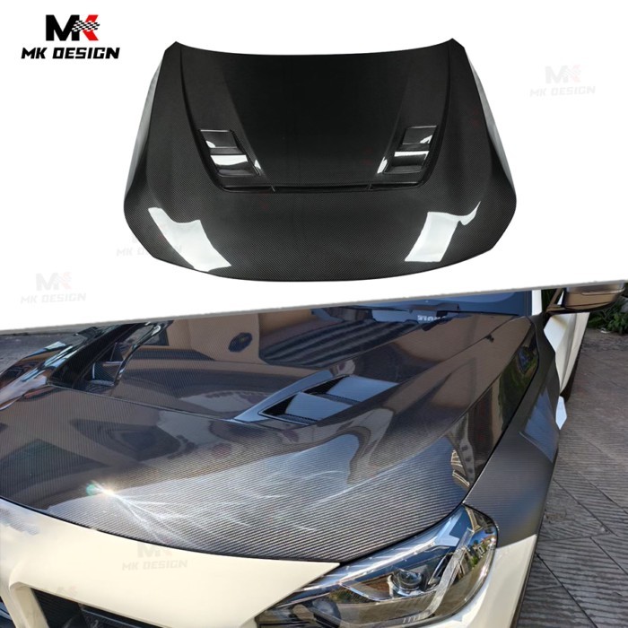 Carbon Fiber ALP Style Front Engine Bonnet Hood Cover for BMW 2 Series G42 M240 G87 M2 Front Hood R