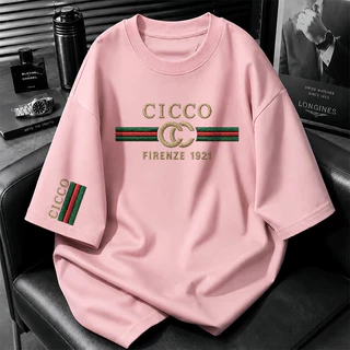 [COD] คอกลม CASUAL ผู้ชาย OVERSIZE เสื้อยืดผู้ชาย ลายการ์ตูน เสื้อยืดวัยรุ่น FASHION สีดําแขนสั้น เสื้อยืดโอเวอร์ไซส์