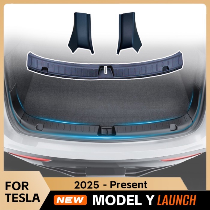 Rear Trunk Bumper Protector Guard For Tesla Model Y Juniper  Accessories 2025 2026 Trunk Mat Thresh