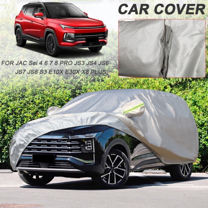210T Polyester Car Cover For JAC E10X E30X iEV7S J7 JS3 S3 Sei4 Sei6 Sei7 Sei8 Pro JS4 JS6 JS7 X7 J