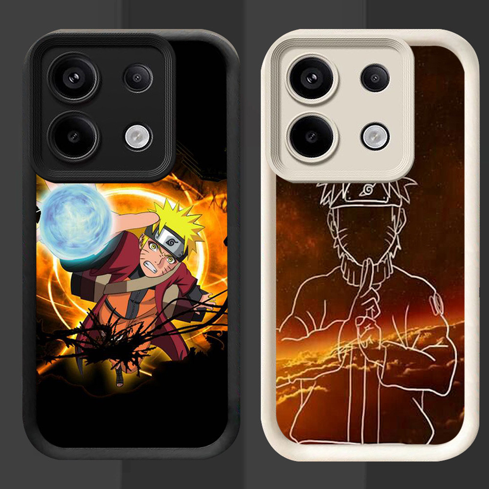 R92 Naruto Casing สําหรับ Infinix Note 40 40S Pro Plus 5G สีดําและสีขาว